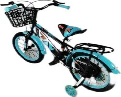 Kinderfiets - 16 Inch Kinderfiets -vanaf 4-7 Jaar Jongens En Meisjes Fietsen - Terugtrap -Rem -Stabilisatoren（2 Zijwieltjes）- Mandje - Achterbank - Groen -Extreem Snel Rijden 1200x960 8