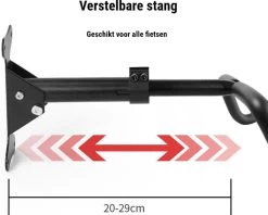 Professioneel Fiets Ophangsysteem - Verstelbaar - Muurbeugel Voor Fietsen - Fietshaak - Ophangbeugel - Fietsbeugel - Fiets Ophangrek -Extreem Snel Rijden 1200x961 9
