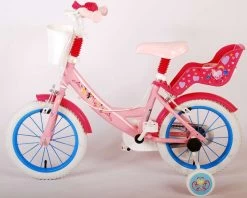 Volare Disney Princess Kinderfiets - Meisjes - 14 Inch - Roze - Twee Handremmen -Extreem Snel Rijden 1200x962 3