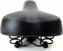 Benson Comfort Fietszadel Zwart -Extreem Snel Rijden 1200x967 4