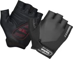 GripGrab - ProGel Padded Korte Vinger Zomer Fietshandschoenen - Zwart - Unisex - Maat L