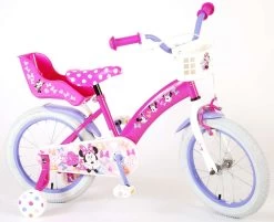 Disney Minnie Cutest Ever! Kinderfiets - Meisjes - 16 Inch - Roze -Extreem Snel Rijden 1200x977