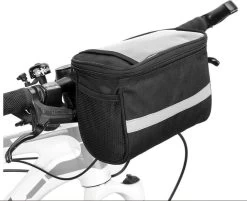 Fietstas Stuur Stuurtas Voor Fiets Met Smartphone- Of Kaarthouder - Zwart -Extreem Snel Rijden 1200x977 5