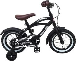 Volare Black Cruiser Kinderfiets - Jongens - 12 Inch - Zwart - 2 Handremmen -Extreem Snel Rijden 1200x978 2
