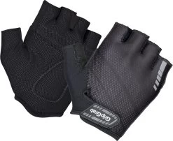 GripGrab - Rouleur Padded Korte Vinger Zomer Fietshandschoenen - Zwart - Unisex - Maat M