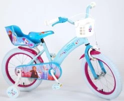 Volare Disney Frozen 2 - Kinderfiets - Meisjes - 16 Inch - Blauw/Paars -Extreem Snel Rijden 1200x981 1
