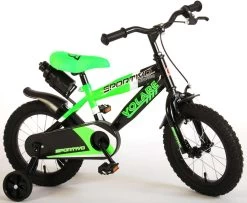 Volare Sportivo Kinderfiets - Jongens - 14 Inch - Neon Groen/Zwart - 95% Afgemonteerd -Extreem Snel Rijden 1200x985 1
