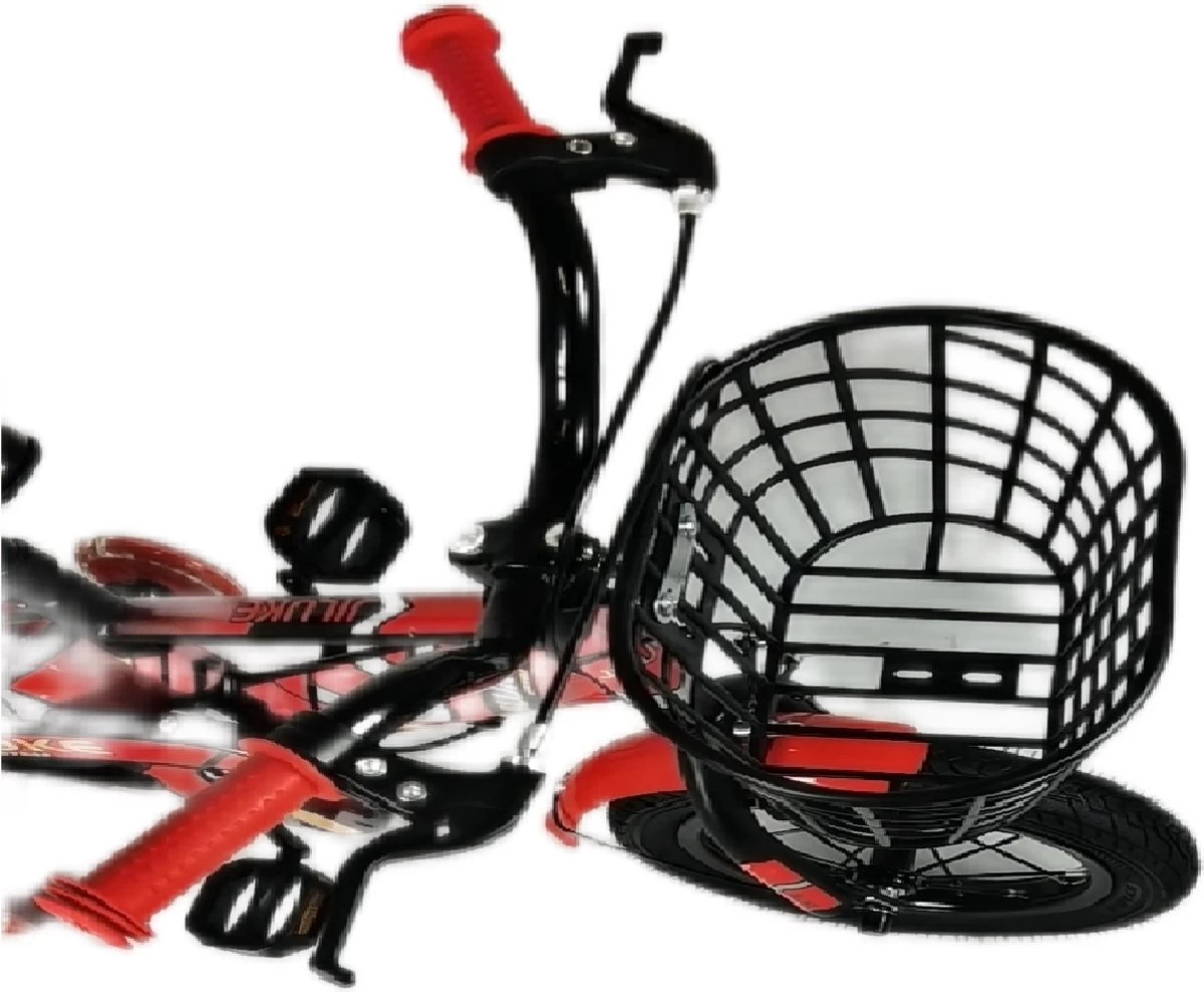 Kinderfiets - 12 Inch Kinderfiets -vanaf 2-4 Jaar Jongens En Meisjes Fietsen - Terugtrap -Rem -Stabilisatoren(2 Zijwieltjes)- Mandje - Achterbank - Rood 7 Kinderfiets - 12 Inch Kinderfiets -vanaf 2-4 Jaar Jongens En Meisjes Fietsen - Terugtrap -Rem -Stabilisatoren(2 Zijwieltjes)- Mandje - Achterbank - Rood - Afbeelding 5