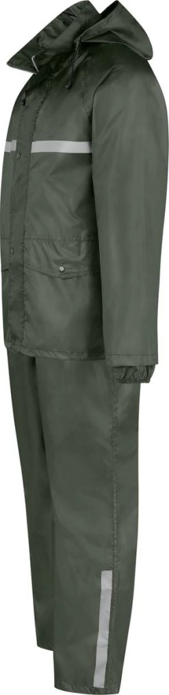 BJØRNSON Dusch Regenpak Dames & Heren - Waterdicht - Maat M - Olijfgroen -Extreem Snel Rijden 293x1200 5