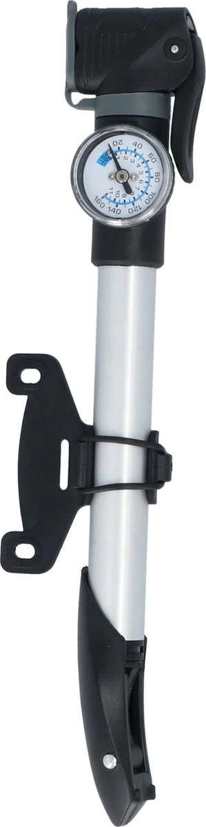 Dresco Mini Pomp Met Manometer 29,6cm - Fietspomp 3 Dresco Mini Pomp Met Manometer 29,6cm - Fietspomp