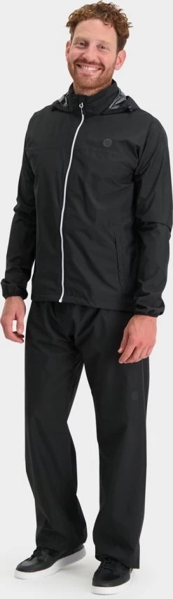 AGU GO Regenbroek Essential Unisex - Zwart - S - Dames & Heren - Waterdicht & Ademend -Extreem Snel Rijden 347x1200