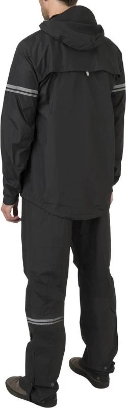 AGU Original Regenpak Essential - Zwart - M - Dames & Heren - Waterdicht & Ademend -Extreem Snel Rijden 372x1200