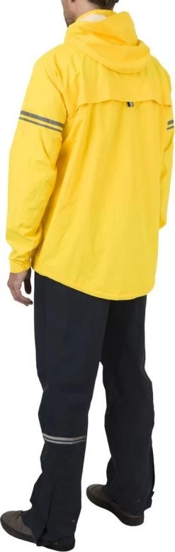 AGU Original Regenpak Essential - Geel/Zwart - XXL - Dames & Heren - Waterdicht & Ademend -Extreem Snel Rijden 382x1200