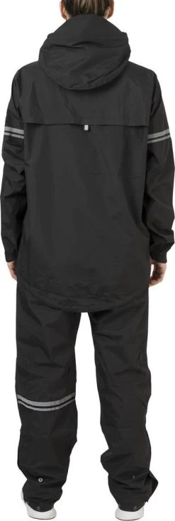 AGU Original Regenpak Essential - Zwart - M - Dames & Heren - Waterdicht & Ademend -Extreem Snel Rijden 404x1200 4