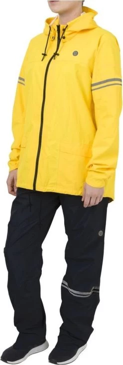 AGU Original Regenpak Essential - Geel/Zwart - XL - Dames & Heren - Waterdicht & Ademend 29 AGU Original Regenpak Essential - Geel/Zwart - XL - Dames & Heren - Waterdicht & Ademend -Extreem Snel Rijden 406x1200 1