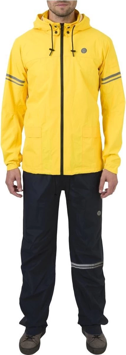 AGU Original Regenpak Essential - Geel/Zwart - XL - Dames & Heren - Waterdicht & Ademend 11 AGU Original Regenpak Essential - Geel/Zwart - XL - Dames & Heren - Waterdicht & Ademend - Afbeelding 9