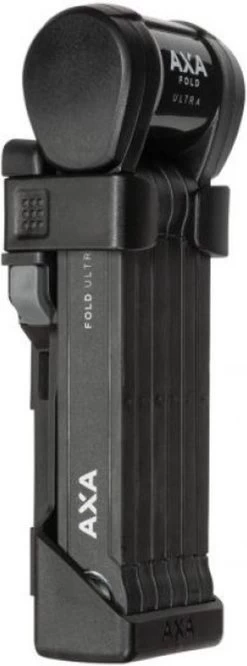 AXA Fold Ultra 90 Vouwslot - Fietsslot - ART 2 - Voor Elk Type Fiets - Met Houder - 90 Cm - Zwart -Extreem Snel Rijden 445x1200