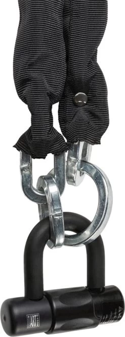 AXA Loop 110 Kettingslot - ART 2 Slot Voor Fietsen - Extra Dikke Schakels – Hangslot - 110 Cm – 9,5 Mm - Zwart -Extreem Snel Rijden 448x1200 1