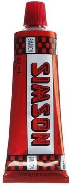 Simson Tube Solutie - Bandenplak - Groot - 30 Ml -Extreem Snel Rijden 453x1200