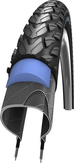 Schwalbe Buitenband - Marathon Plus Tour - 28 Inch X 1.40 - Zwart Reflecterend -Extreem Snel Rijden 551x1200 1