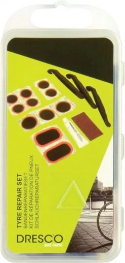 Dresco Fietsbandenreparatieset - Reparatieset Fiets - 17-delig - Wit -Extreem Snel Rijden 572x1200 1