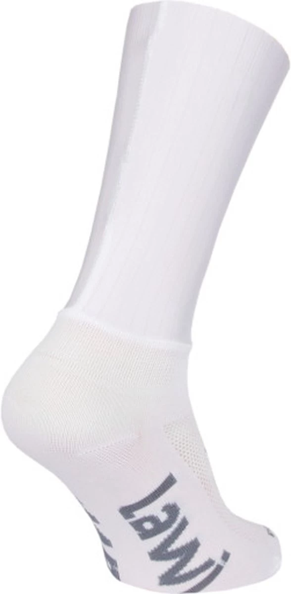 LAWI Fietssokken Aero Absolute White 39-42 4 LAWI Fietssokken Aero Absolute White 39-42 - Afbeelding 2
