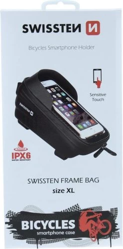 Swissten Telefoonhouder Fiets Waterdicht - Geschikt Voor O.a. IPhone 7/8/SE/X/XS/XR/11/12/13/14 - Pro/Pro Max/Mini/Plus & Diverse Samsung Smartphones Van 5.4 Tot 6.7 Inch - XL 14 Swissten Telefoonhouder Fiets Waterdicht - Geschikt Voor O.a. IPhone 7/8/SE/X/XS/XR/11/12/13/14 - Pro/Pro Max/Mini/Plus & Diverse Samsung Smartphones Van 5.4 Tot 6.7 Inch - XL -Extreem Snel Rijden 594x1200 3