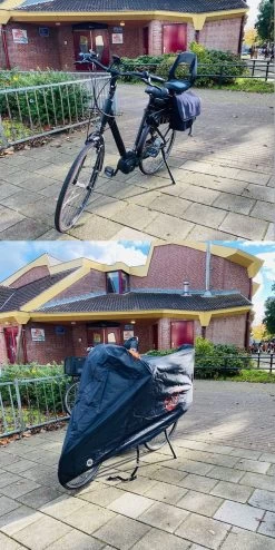 Fietshoes Zwart Voor Fietsen Van 29 Inch / 180 Cm ( 200x70x110) XL - Zwart - Waterdicht - Elektrische Fiets -Extreem Snel Rijden 600x1200 3