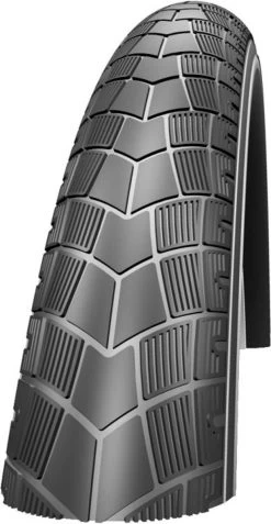 Schwalbe Buitenband - Big Apple K-Guard - 28 Inch X 2.00 - Zwart Reflecterend -Extreem Snel Rijden 622x1200