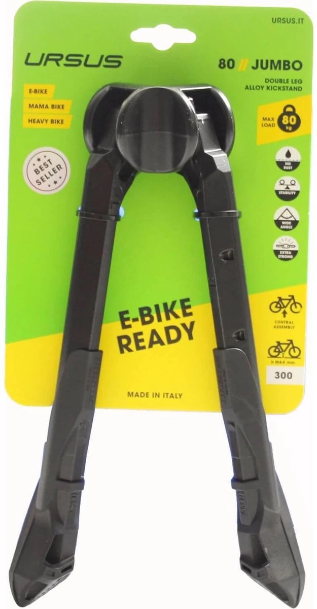 Middenstandaard Ursus Jumbo 2-poot 30cm - Zwart 19 Middenstandaard Ursus Jumbo 2-poot 30cm - Zwart - Afbeelding 17