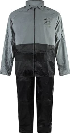 C-Line Regenpak Met Capuchon - Reflecterende Jas - Nieuw Model - Kinder Maat 146/152 -Extreem Snel Rijden 636x1200 2