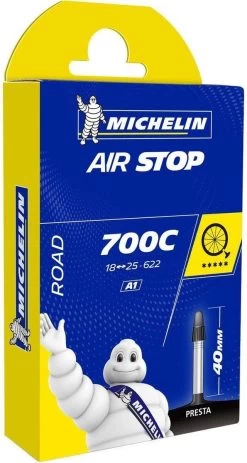 Michelin Binnenband Airstop A1 18/23-622 Inch Fv 40 Mm Zwart -Extreem Snel Rijden 640x1200