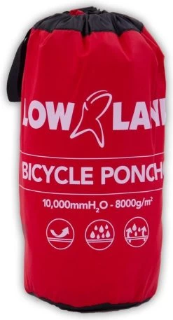 LOWLAND OUTDOOR® Fietsponcho - 100% Waterdicht (10000mm) - Ademend -Extreem Snel Rijden 649x1200 1