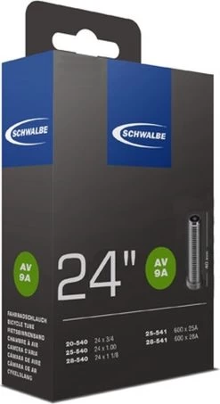 Schwalbe Binnenband 24 X 3/4 / 1 1/8 (20/28-540/541) Av 9a 40 Mm -Extreem Snel Rijden 655x1200