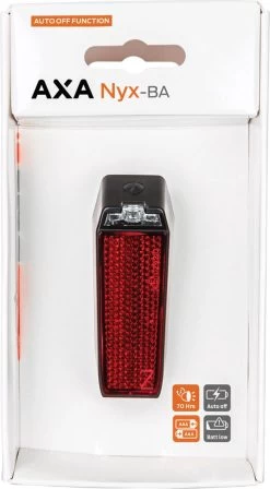 AXA Nyx Battery - Fiets Achterlicht - LED Fietsverlichting Op Batterij - Auto Off Systeem - Spatbord Montage - Rood -Extreem Snel Rijden 662x1200 3