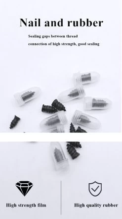 Merkloos Auto En Fietsband Banden Reparatieset Auto Motor Scooter Scootmobiel 4 Stuks - Bandenplakset - Proppenset - Auto Accessories -Extreem Snel Rijden 672x1200 2