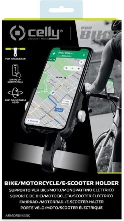 Celly Telefoonhouder Motor / Scooter / Fiets Armorbike Zwart -Extreem Snel Rijden 677x1200 1