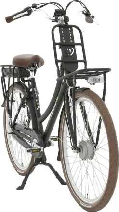 Vogue Elite - Fiets (elektrisch) - Vrouwen - Matzwart - 50 -Extreem Snel Rijden 679x1200