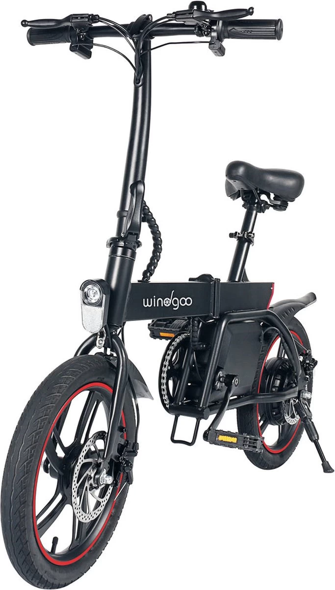 Merkloos Windgoo B20 PRO - E Bike - Elektrische Fiets - 16 Inch - 250W - 7.8Ah Batterij - Max. 25km/u - Zwart - Incl. GSM Houder 12 Merkloos Windgoo B20 PRO - E Bike - Elektrische Fiets - 16 Inch - 250W - 7.8Ah Batterij - Max. 25km/u - Zwart - Incl. GSM Houder - Afbeelding 10