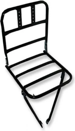 Steco Transport Voordrager Original Voor Fietsen Volwassenen - Matzwart -Extreem Snel Rijden 689x1200