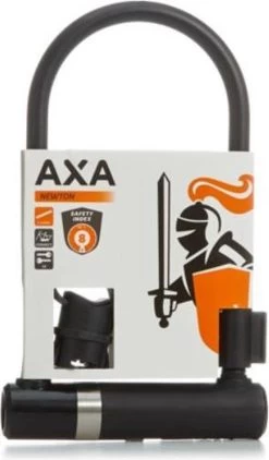 AXA Newton UL 230 Beugelslot - Slot Voor Fietsen – 23 Cm - Zwart -Extreem Snel Rijden 703x1200 4