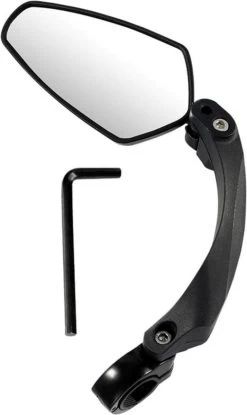 TIKKENS® Fietsspiegel Links - Verstelbaar - Fiets Spiegel Geschikt Voor E-bike, Speed-pedelec -Extreem Snel Rijden 714x1200