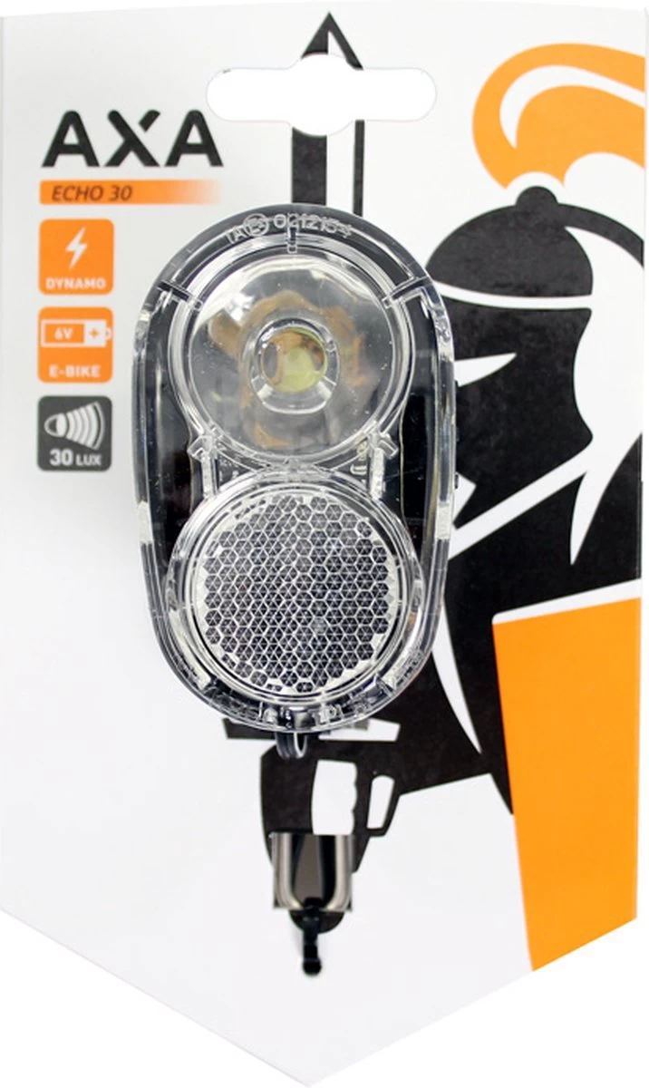 AXA Echo 30 Switch - Fietslamp Voorlicht - LED Koplamp - Dynamo - 30 Lux 8 AXA Echo 30 Switch - Fietslamp Voorlicht - LED Koplamp - Dynamo - 30 Lux - Afbeelding 6
