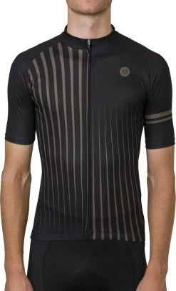 AGU Faded Stripe Fietsshirt Essential Heren - Zwart - M -Extreem Snel Rijden 726x1200 3