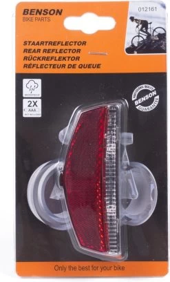 Benson Fiets Achterlicht / Staartreflector Fietsverlichting 2x LED Universeel -Extreem Snel Rijden 726x1200 7