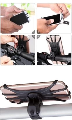 Universele Telefoonhouder - Gsm Houder Fiets - Fiets Telefoonhouder - Smartphone Houder Fiets - Houder Voor Fietsen – Bike Phone Holder – 360graden – 4" Tot 7"- Fietshouder -Extreem Snel Rijden 726x1200 8