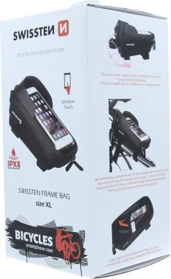 Swissten Telefoonhouder Fiets Waterdicht - Geschikt Voor O.a. IPhone 7/8/SE/X/XS/XR/11/12/13/14 - Pro/Pro Max/Mini/Plus & Diverse Samsung Smartphones Van 5.4 Tot 6.7 Inch - XL 12 Swissten Telefoonhouder Fiets Waterdicht - Geschikt Voor O.a. IPhone 7/8/SE/X/XS/XR/11/12/13/14 - Pro/Pro Max/Mini/Plus & Diverse Samsung Smartphones Van 5.4 Tot 6.7 Inch - XL -Extreem Snel Rijden 734x1200 7
