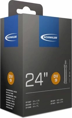 Schwalbe Binnenband - DV9 - 24 Inch X 1 1/8 - 1.75 - Hollands Ventiel - 32mm -Extreem Snel Rijden 735x1200