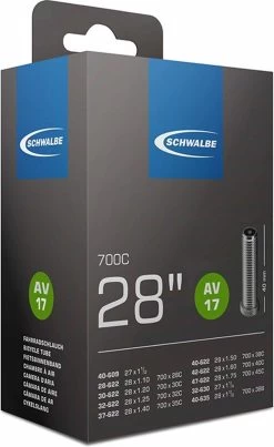 Schwalbe Binnenband - AV17 - 28 Inch X 1.10 - 1.75 - Auto Ventiel - 40mm -Extreem Snel Rijden 735x1200 3