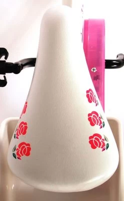Volare Rose Kinderfiets - Meisjes - 14 Inch - Roze Wit - 95% Afgemonteerd -Extreem Snel Rijden 739x1200 1